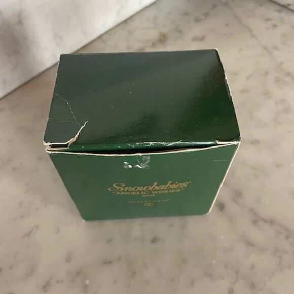 DEPARTMENT 56 Snowbabies Angelic Wishes Sitting Figurine Ornament IOB Vintage - Picture 12 of 16